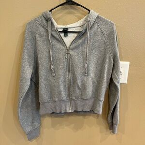 Wild Fable Heather Grey Zip-up